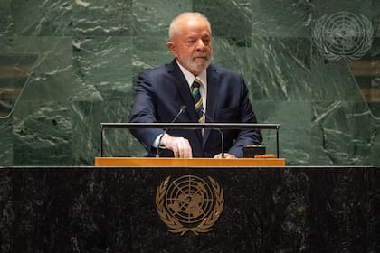 El presidente Lula durante una participación anterior en la Asamblea General de la ONU