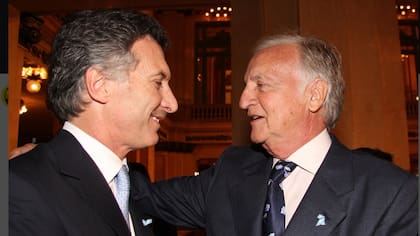 El presidente Macri y Fernando Marín, jefe del FPT