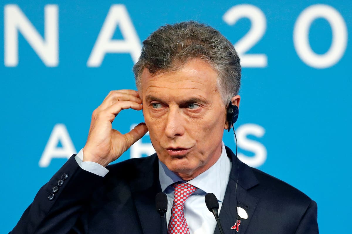 El presidente Mauricio Macri
