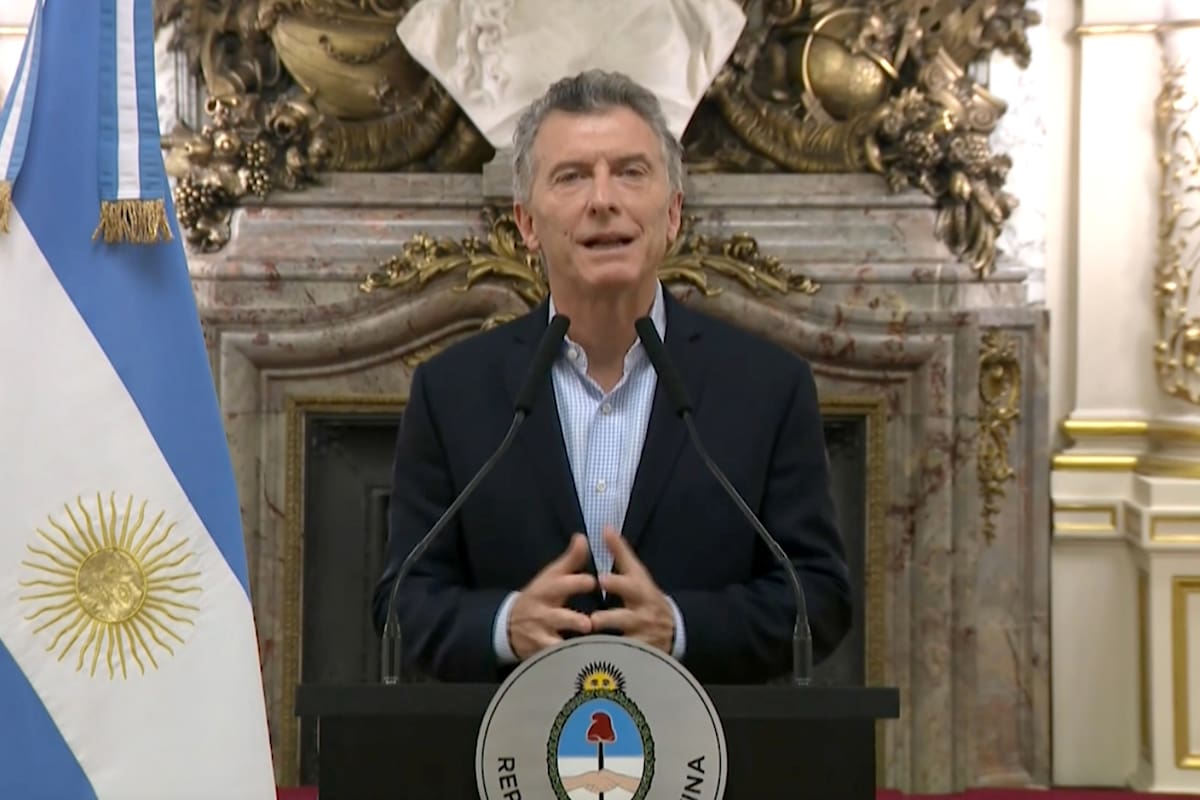 El presidente Mauricio Macri anunció las negociaciones con el FMI