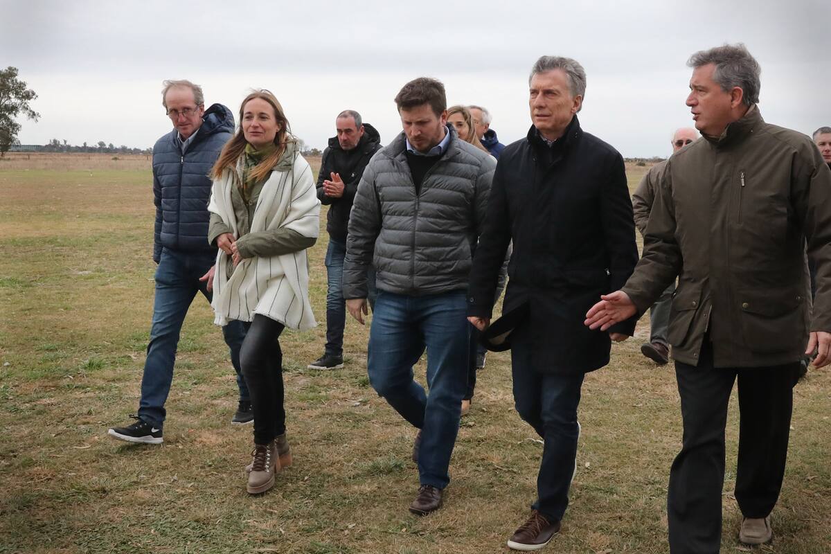 El presidente Mauricio Macri en Sunchales, Santa Fe