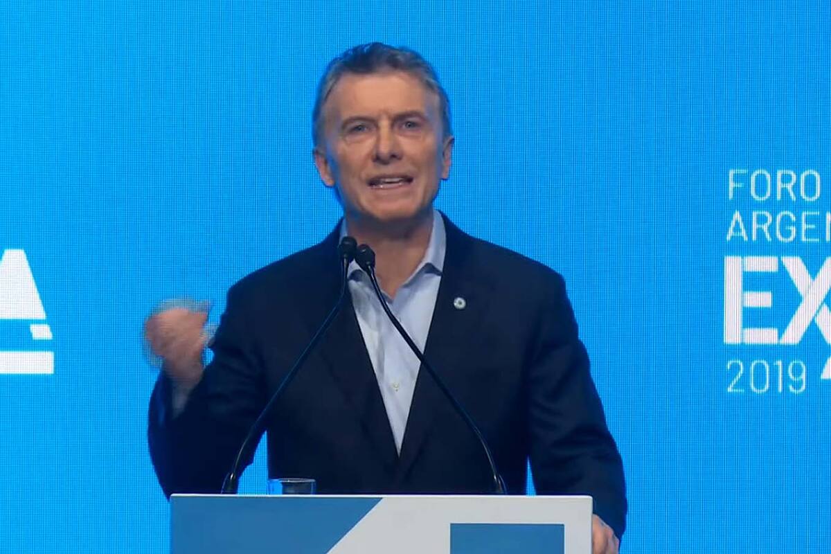 El presidente Mauricio Macri inaugura el Foro Argentina Exporta 2019