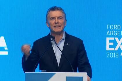 El presidente Mauricio Macri inaugura el Foro Argentina Exporta 2019