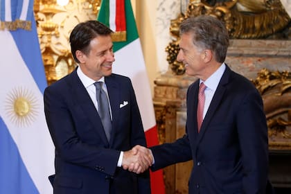 El presidente Mauricio Macri recibió al presidente del Consejo de Ministros de la República Italiana, Giuseppe Conte.