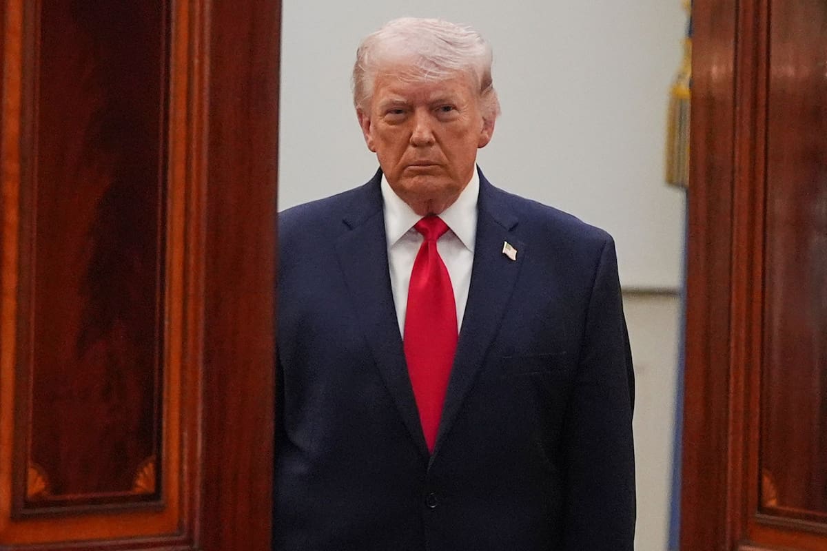El presidente norteamericano, Donald Trump, en la Casa Blanca.