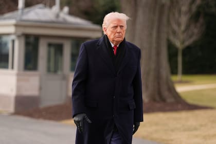 El presidente norteamericano, Donald Trump, en la Casa Blanca.