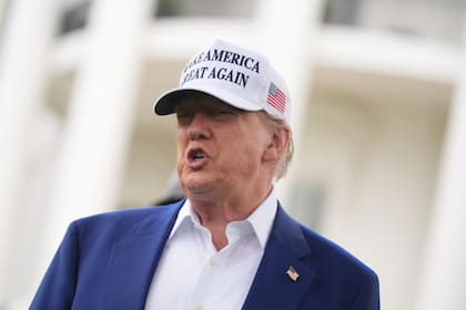 El presidente norteamericano, Donald Trump, en la Casa Blanca.