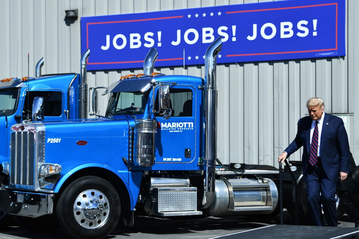 El presidente norteamericano Donald Trump festejó en Twitter la noticia