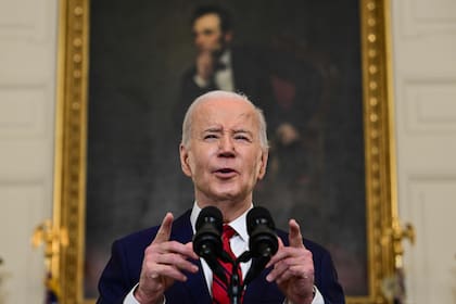 El presidente norteamericano, Joe Biden, en Washington. (Jim WATSON / AFP)