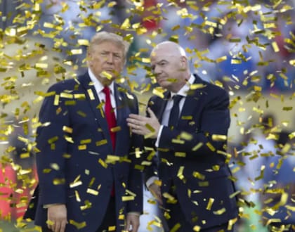 El presidente norteamericano y el número uno de la FIFA supieron tejer una relación durante el último Mundial