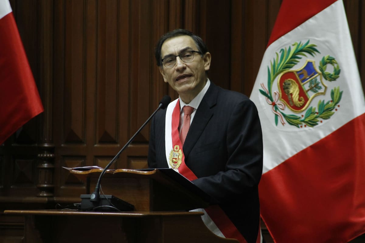 El presidente peruano, Martín Vizcarra