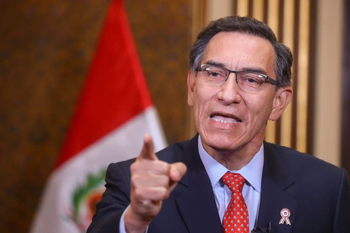 El presidente peruano Martín Vizcarra