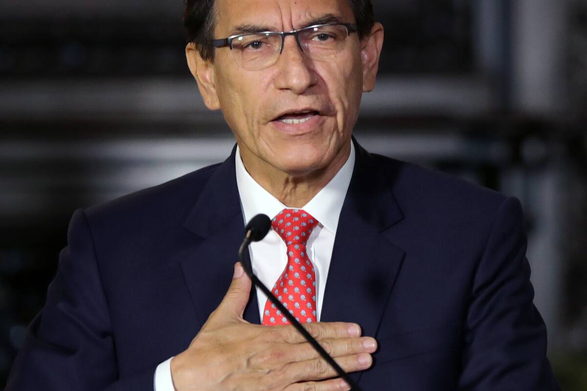 El presidente peruano Martín Vizcarra