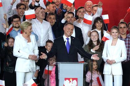 El presidente polaco Andrzej Duda