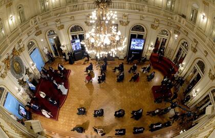 En el Salón Blanco se realizará la jura de los nuevos ministros
