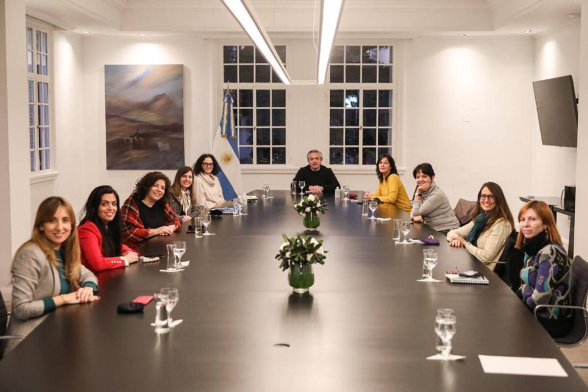 El Presidente recibió a las funcionarias más importantes de su gobierno