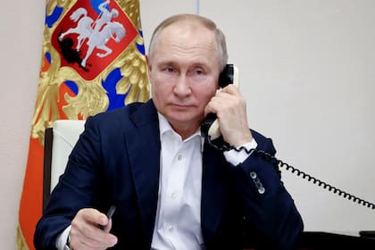 El presidente ruso, Vladimir Putin, en el Kremlin. (Mikhail Klimentyev / SPUTNIK / AFP)
