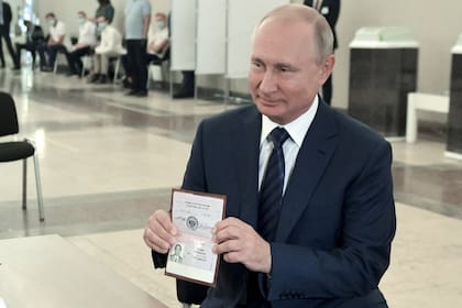 El presidente ruso votó hoy, en la última jornada del plebiscito constitucional