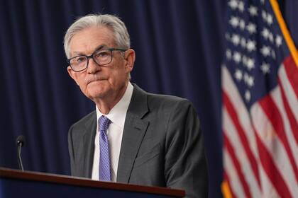 El presidente saliente de la Reserva Federal, Jerome Powell, en la sede de la institución en Washington (Archivo)
