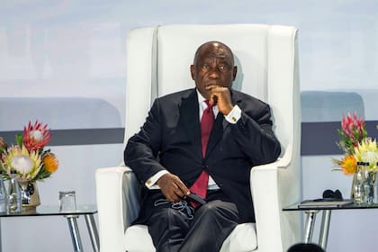 El presidente sudafricano Cyril Ramaphosa dijo que la mina es una escena del crimen