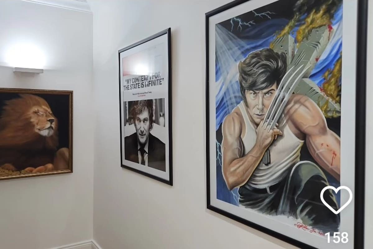 El Presidente tiene una galería privada en la Quinta de Olivos