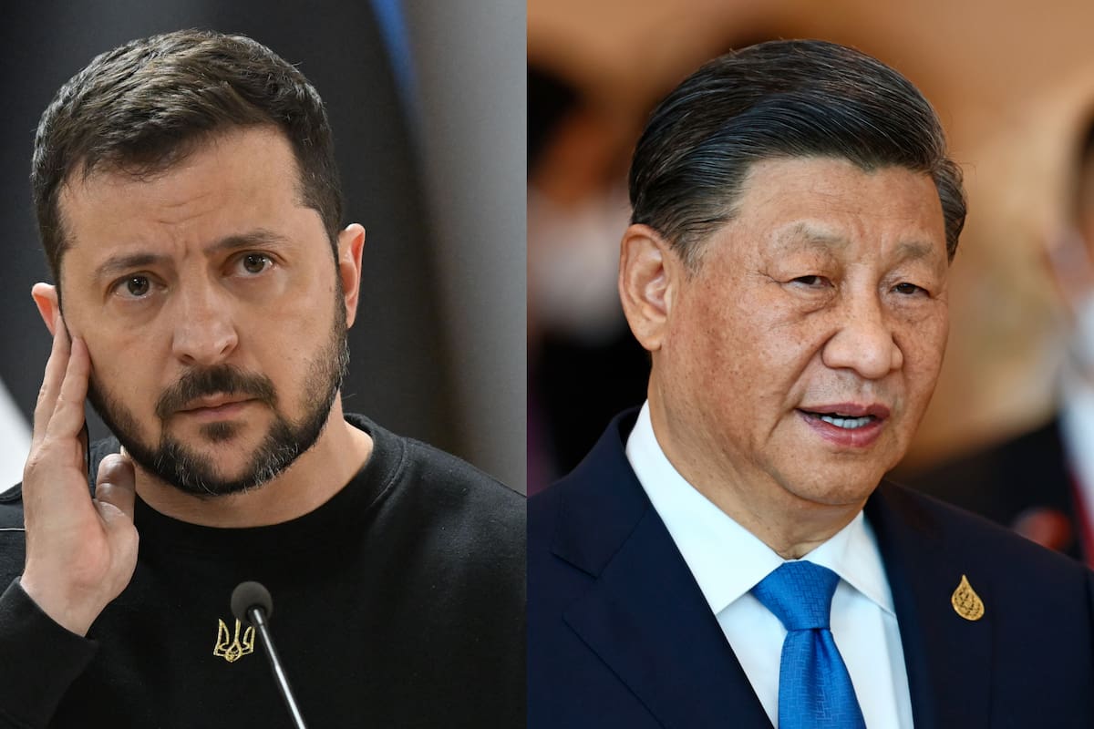 El presidente ucraniano, Volodimir Zelensky, y su par chino, Xi Jinping, hablaron este miércoles por teléfono por primera vez desde que comenzó la invasión.