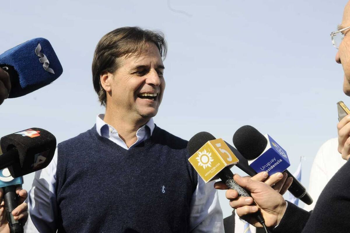 El presidente uruguayo, Luis Lacalle Pou