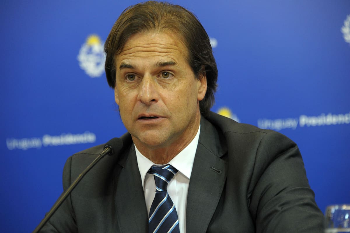 El presidente uruguayo, Luis Lacalle Pou