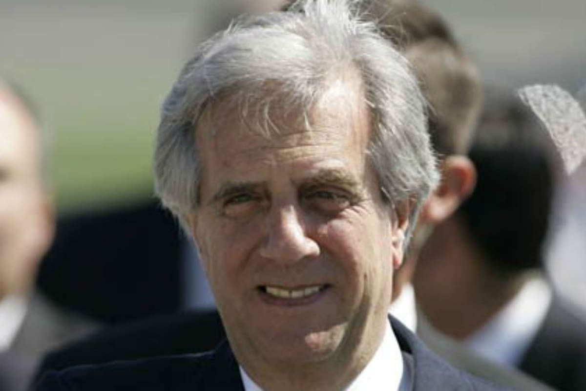 El presidente uruguayo, Tabaré Vázquez