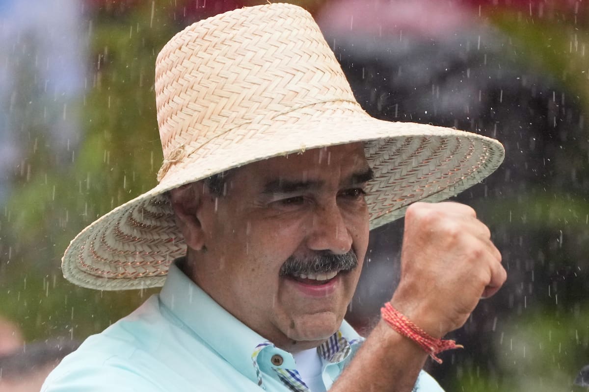 El presidente venezolano Nicolás Maduro en un mitin con partidarios en Caracas el 10 de diciembre del 2025