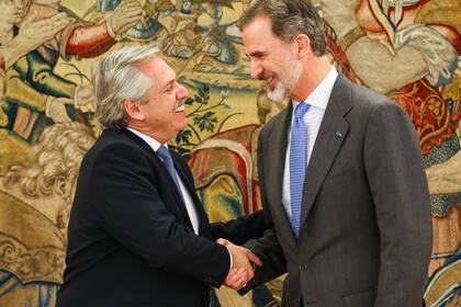El Presidente visitó al rey Felipe VI en el Palacio de la Zarzuela