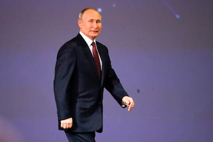 El presidente Vladimir Putin en el Foro Económico de San Petersburgo