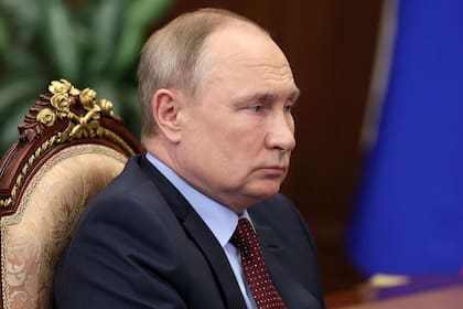 El presidente Vladimir Putin, este miércoles, en una reunión en el Kremlin