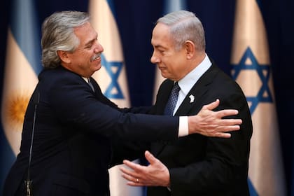 El presidente y el primer ministro israelí, Benjamin Netanyahu, ofrecieron una declaración conjunta