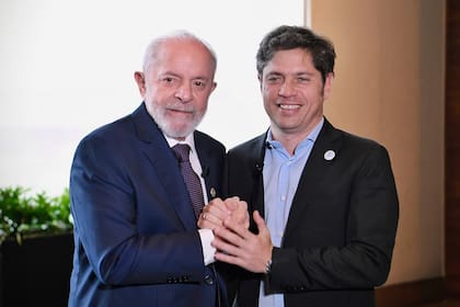 El pressidente Lula Da Silva con el gobernador Axel Kicillof