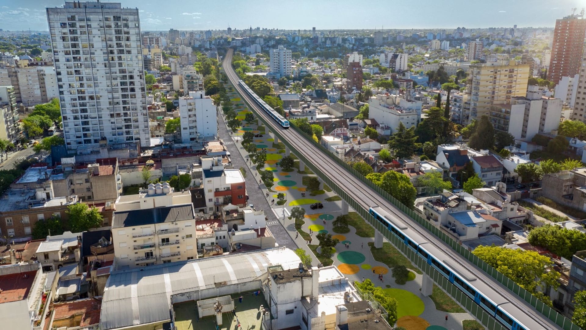 El presupuesto 2024 destina 36.237 millones de pesos para el inicio de obras del viaducto elevado del tren Sarmiento