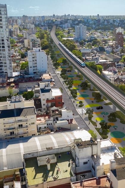 El presupuesto 2024 destina 36.237 millones de pesos para el inicio de obras del viaducto elevado del tren Sarmiento