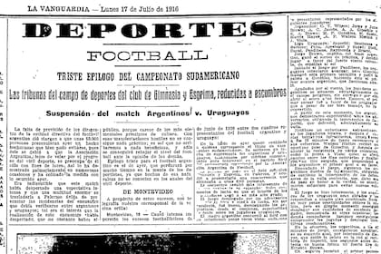 Portada del periódico La Vanguardia