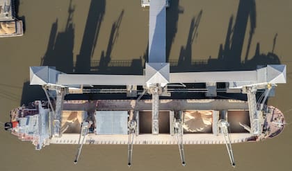 El primer barco partió desde el puerto de San Lorenzo con harina de soja libre de deforestación, con segregación y trazabilidad, molida en la planta de procesamiento de Renova en Timbúes