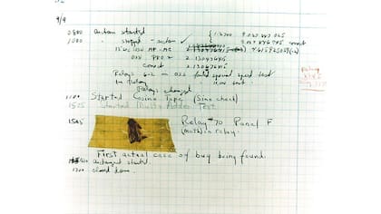 El primer bug (error, pero también insecto) registrado