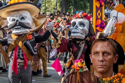 El primer Desfile de Día de Muertos en el Centro de la Ciudad de México con la ayuda de James Bond (Facebook/Aquí en MX/James Bond 007)
