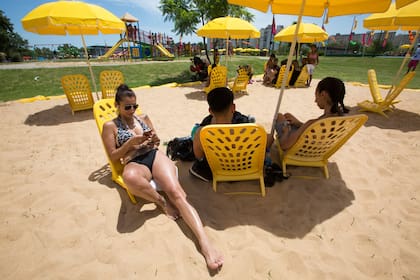 Las instalaciones con arena, las elegidas por los adultos