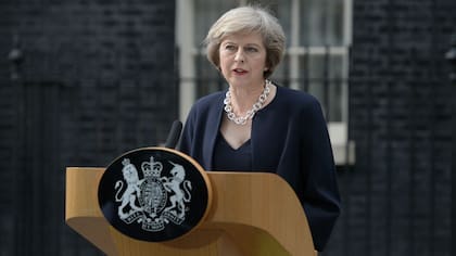 El primer discurso de May en público