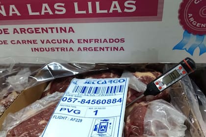 El primer envío fue a Shanghái