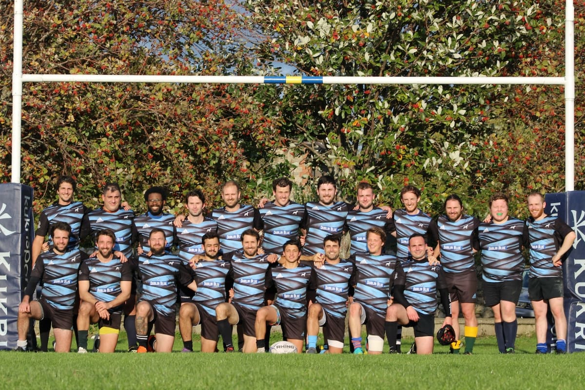 El primer equipo de Dublín Dogos que participa de la División 3 de la Liga de la Provincia de Leinster, en Irlanda
