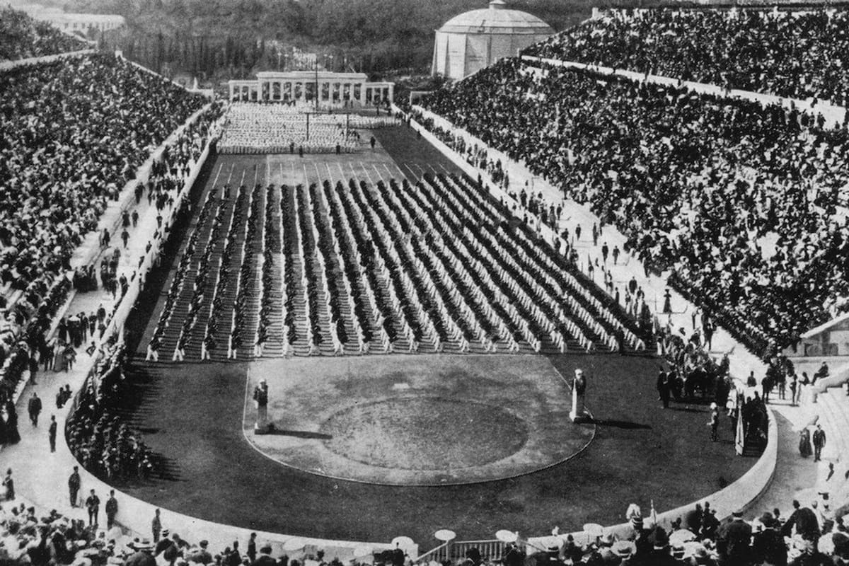 El primer juego olímpico de la era moderna en Atenas (1896)