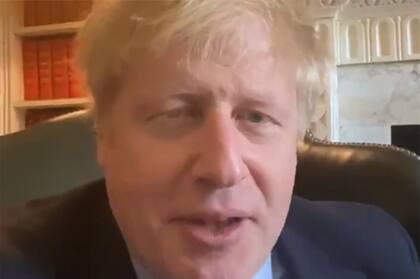Johnson, en el video en el que anunció que estaba infectado