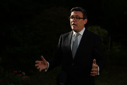 El primer ministro británico Andy Burnham en Londres