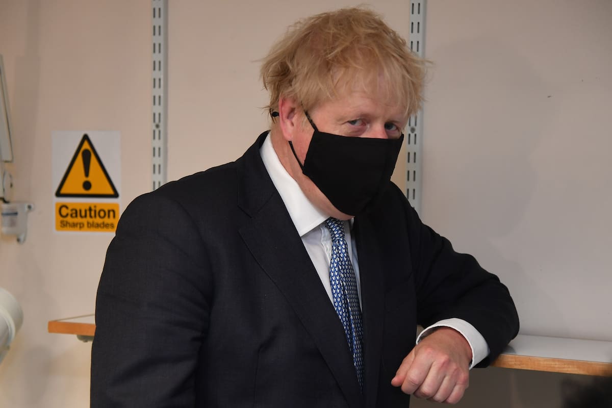 El primer ministro británico Boris Johnson