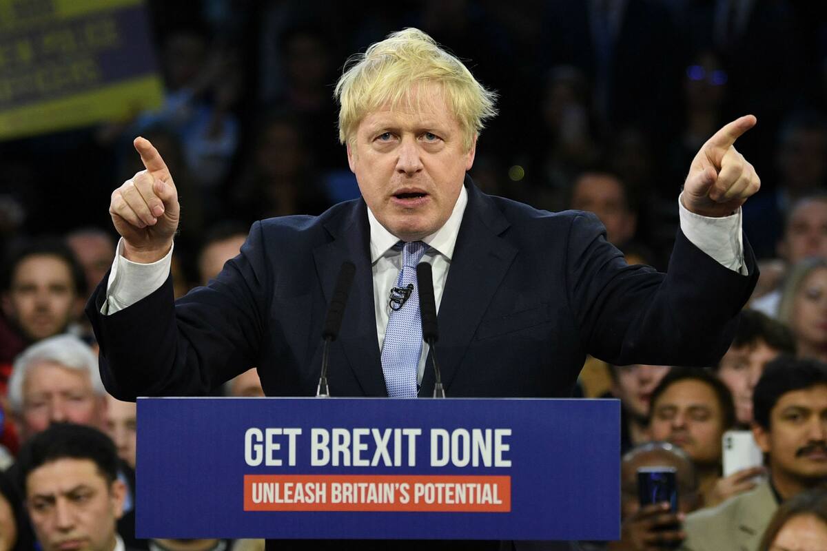 El primer ministro británico, Boris Johnson